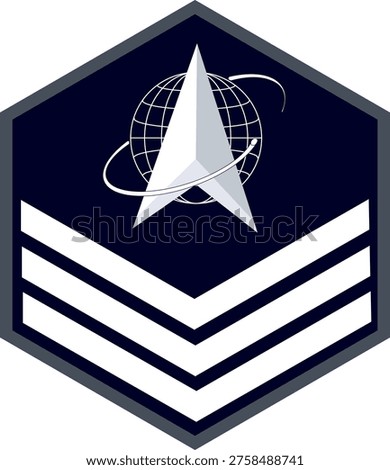U.S. Space Force insignia set: Non-commissioned Officer, Sergeant