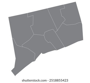 Estado americano de Connecticut com condado