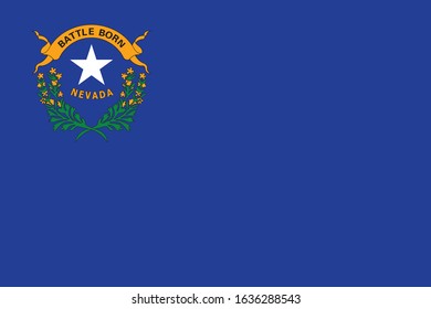 US state flag of Nevada