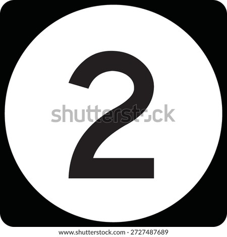 US State Highway Marker 2 Default Design Circular Sign Editable Vector