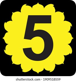 US State Highway Route Marker Shields Kansas 5