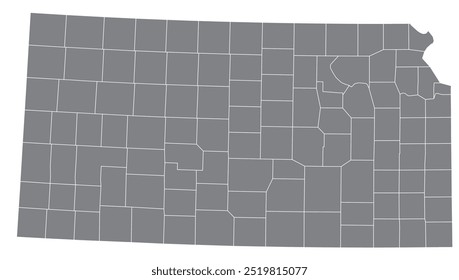 Estado americano do Kansas com condado