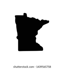 US states map. icon. vector. logo template