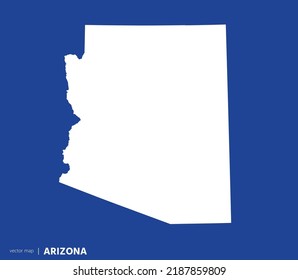 U.S states map. State of Arizona vector map. you can use it for any needs.