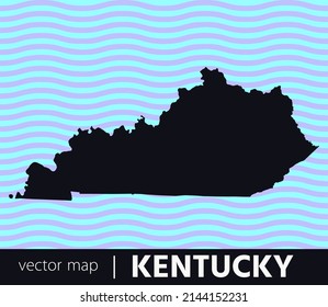 U.S states map. State of Kentucky vector map. you can use it for any needs.	