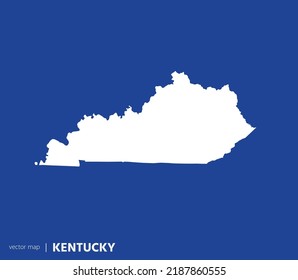 U.S states map. State of Kentucky vector map. you can use it for any needs.