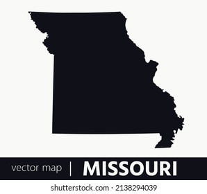 U.S states map. State of Missouri vector map. you can use it for any needs.