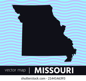 U.S states map. State of Missouri vector map. you can use it for any needs.	