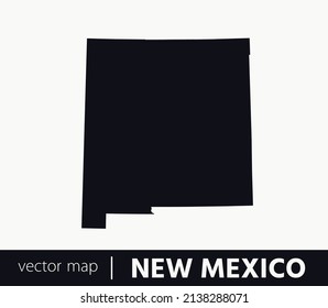 U.S States Map. State Of New Mexico Vector Map . You Can Use It For Any Needs.