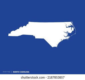 U.S states map. State of North Carolina vector map. you can use it for any needs.	