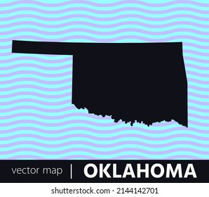 U.S states map. State of Oklahoma vector map. you can use it for any needs.	