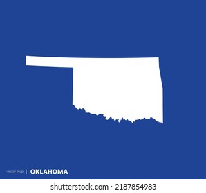 U.S states map. State of Oklahoma vector map. you can use it for any needs.	