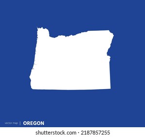 U.S states map. State of Oregon vector map. you can use it for any needs.	