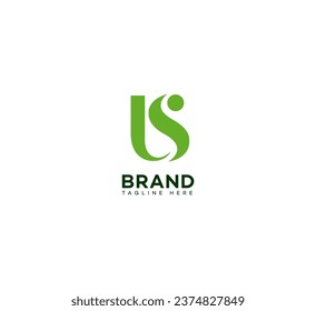 US, SU letter branding logo