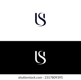 US, SU letter modern branding logo