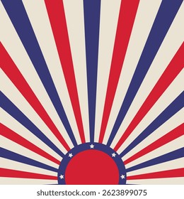 US sunbeam background, template with copy space vector
