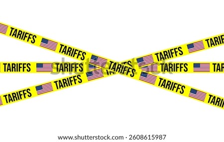 U.S. Tariffs and Trade Policy Concept, Government Imposed Import Export Taxes, Punitive Duties, and Protectionism in Global Trade and Economic Regulation