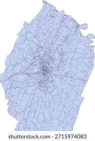EUA Tennessee Estado Bradley County Vetor Censo Bloco 2020 vetor Tabulação (Censo) Bloco