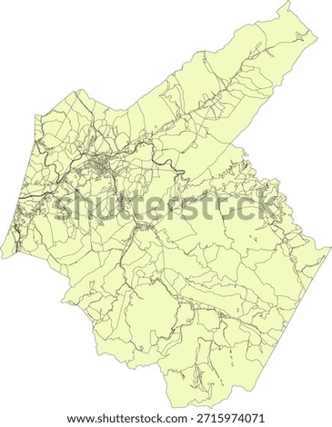 US Tennessee State Carter County Vector Census Block 2020 vector Tabulation (Census) Block