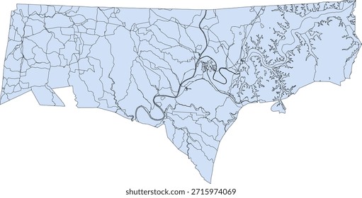 US Tennessee State Clay County Vektor Census Block 2020 Vektor Tabulation (Census) Block