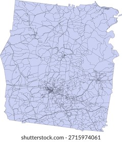 Bloque del censo de Vectores del condado de Dickson del estado de Tennessee Bloque de tabulación de Vectores (censo) de 2020
