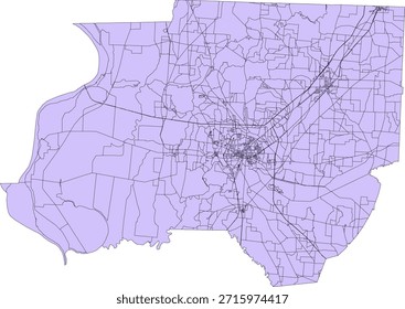 Bloque del censo de Vectores del condado de Dyer del estado de Tennessee Bloque de tabulación de Vectores (censo) de 2020