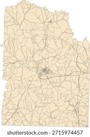 US Tennessee State Giles County Vector Census Block 2020 vector Tabulation (Census) Block