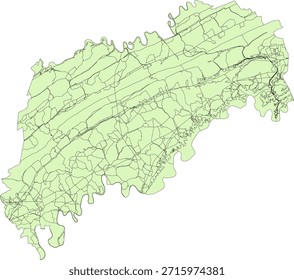 US Tennessee State Grainger County Vektor Census Block 2020 Vektor Tabulation (Census) Block