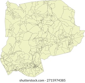 US Tennessee State Grundy County Vector Census Block 2020 vector Tabulation (Census) Block