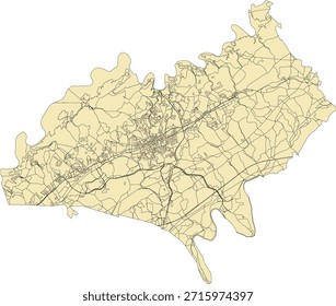 US Tennessee State Hamblen County Vector Census Block 2020 vector Tabulation (Census) Block