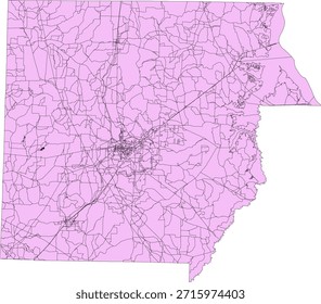 EUA Tennessee Estado Henry County Vetor Census Block 2020 vetor Tabulação (Censo) Bloco