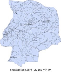 US Tennessee State Humphreys County Vector Census Block 2020 vector Tabulation (Census) Block