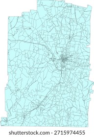 US Tennessee State Lawrence County Vector Census Block 2020 vector Tabulation (Census) Block