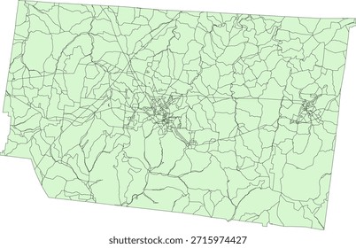 EUA Tennessee Estado Macon County Vetor Censo Bloco 2020 vetor Tabulação (Censo) Bloco