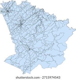 EUA Tennessee Estado Monroe County Vetor Censo Bloco 2020 vetor Tabulação (Censo) Bloco