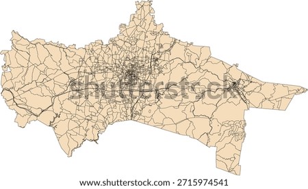 US Tennessee State Putnam County Vector Census Block 2020 vector Tabulation (Census) Block