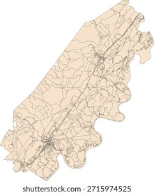 US Tennessee State Rhea County Vector Census Block 2020 vector Tabulation (Census) Block