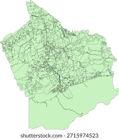 US Tennessee State Sevier County Vector Census Block 2020 vector Tabulation (Census) Block