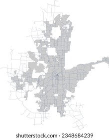 US Texas Fort Worth City master thoroughfare plan