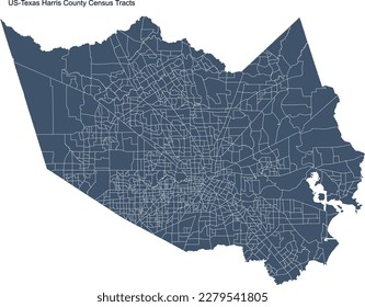 US Texas Harris County Census Tracts