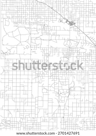 US Texas State Bailey County Roads vector 2024 for all roads