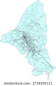 EUA Texas Estado Brazos County Vetor Census Block 2020 vetor Tabulação (Censo) Bloco