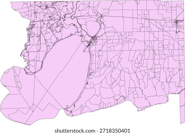 US Texas State Chambers County Vektor Census Block 2020 Vektor Tabulation (Census) Block