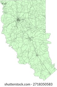 Bloque del censo de Vectores del condado de Cherokee del estado de Texas Bloque de tabulación de Vectores (censo) de 2020