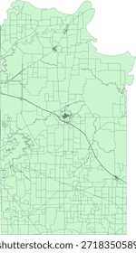 US Texas State Clay County Vektor Census Block 2020 Vektor Tabulation (Census) Block
