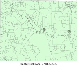 US Texas State Coke County Vektor Census Block 2020 Vektor Tabulation (Census) Block
