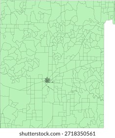 US Texas State Cottle County Vector Census Block 2020 vector Tabulation (Census) Block