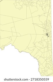 EUA Texas Estado Crane County Vetor Census Block 2020 vetor Tabulação (Censo) Bloco