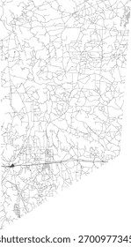 US Texas State Culberson County Roads Vektor 2024 für alle Straßen