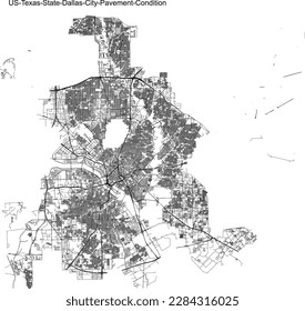 US Texas State Dallas City Pavement Condition